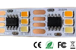 Pixel DC12V CCT Addressable 2835 180pcs White GS8208 LED Strip